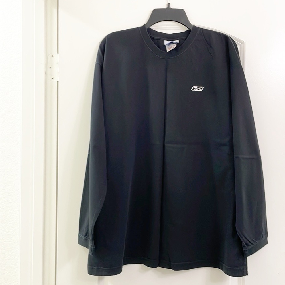 Reebok black long sleeve shirt